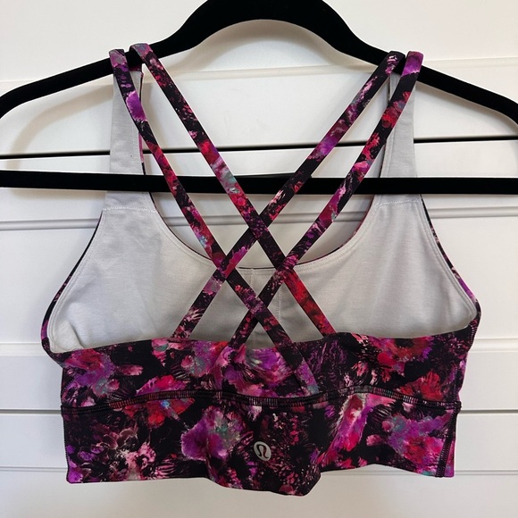 Lululemon Energy Longline Bra
B-D Cups padded Fluoro Floral Multi Size 8 - Picture 2 of 5